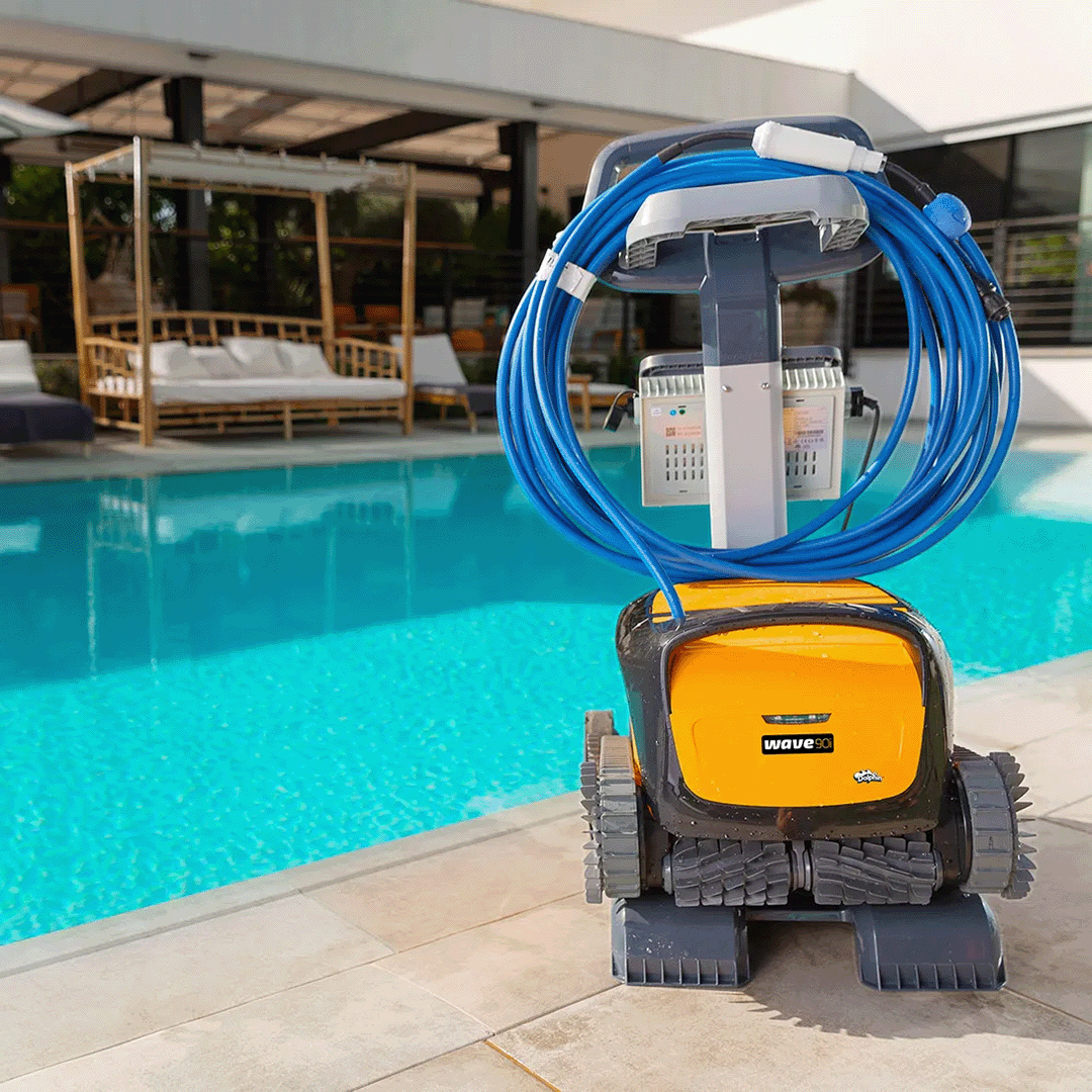 Open Box Dolphin Wave 90i Commercial Robotic Pool Cleaner