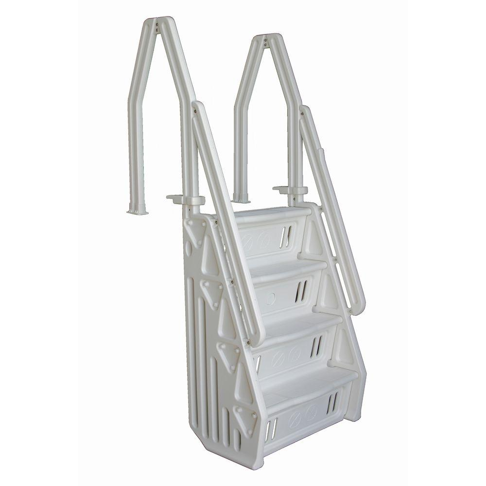 Open Box Grand Entry Step, Ladder & Gate (Taupe)