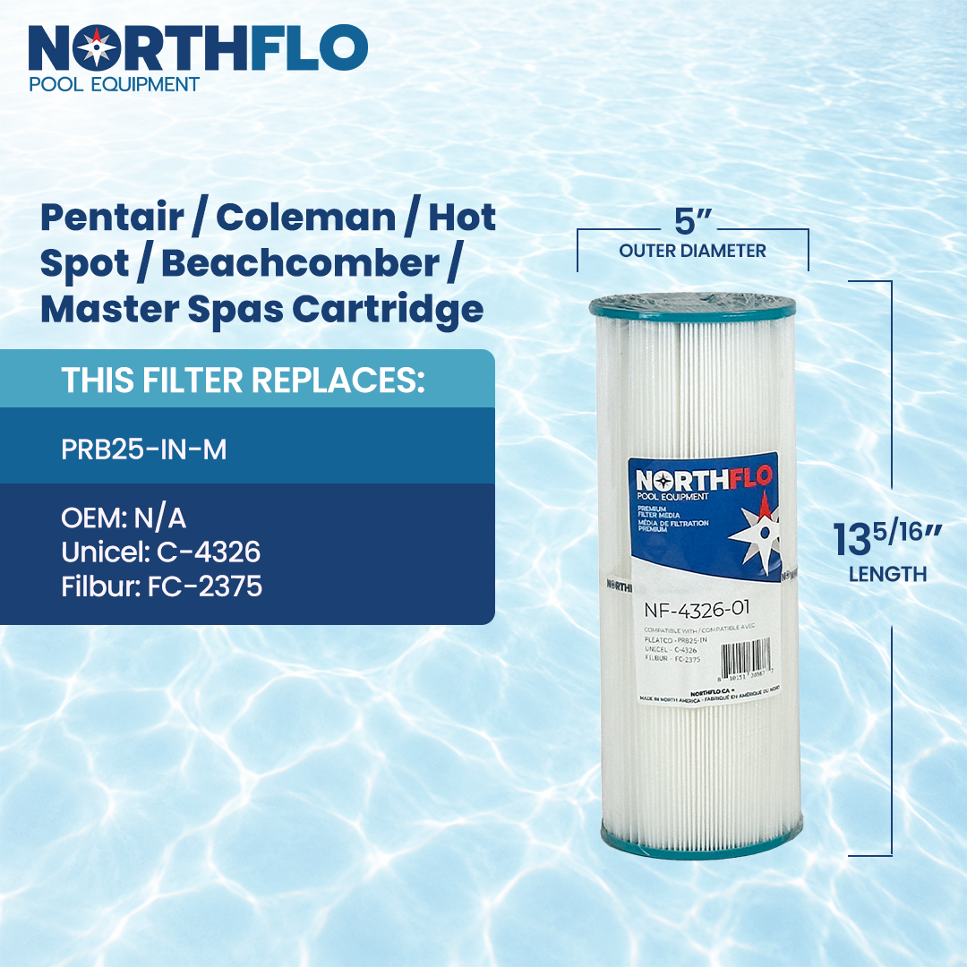 NorthFlo HF432601NF - Replaces PRB25-IN-M - Single Replacement Cartridge Filter