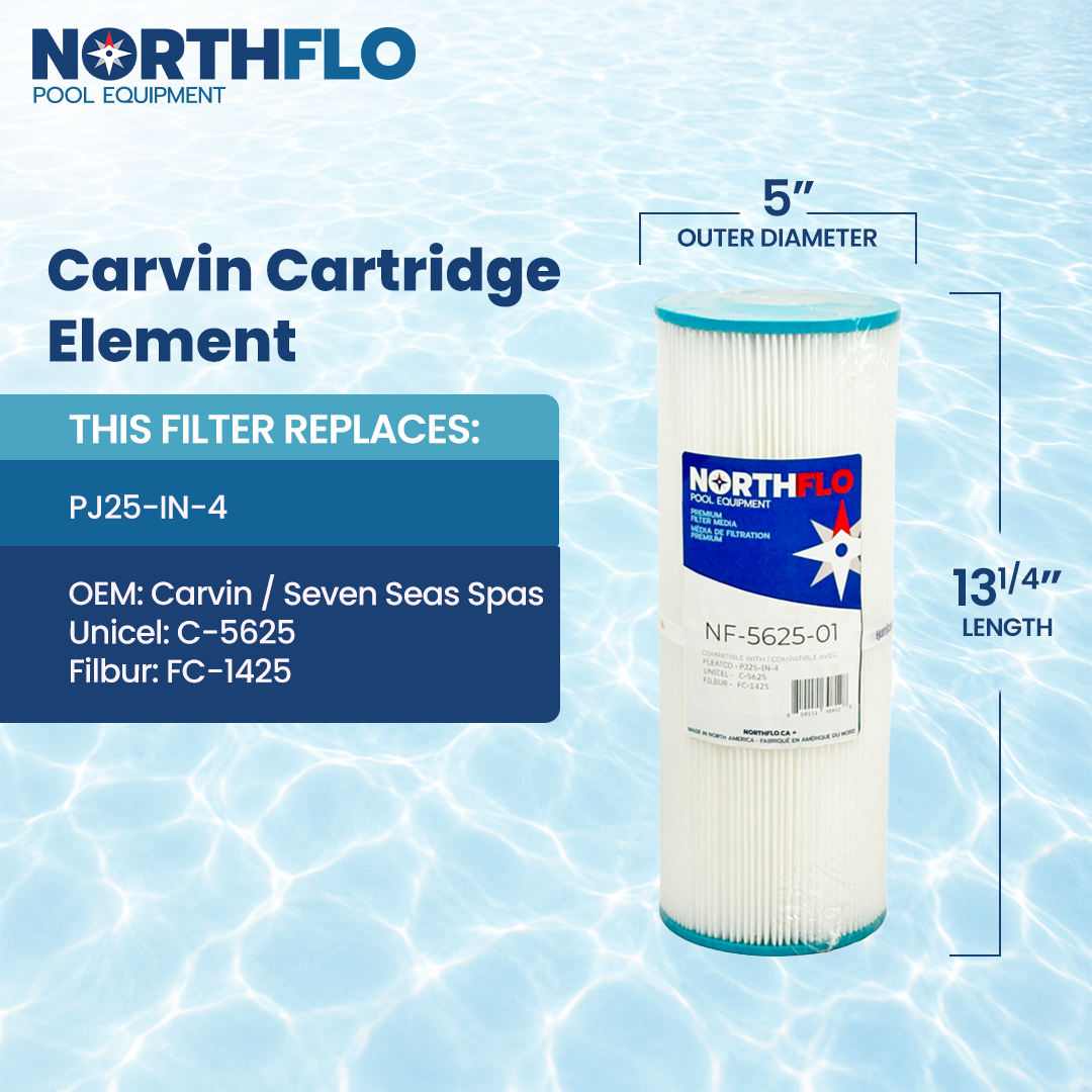 NorthFlo Carvin Cartridge Element - Replaces PJ25-IN-4 - Single Replacement Filter