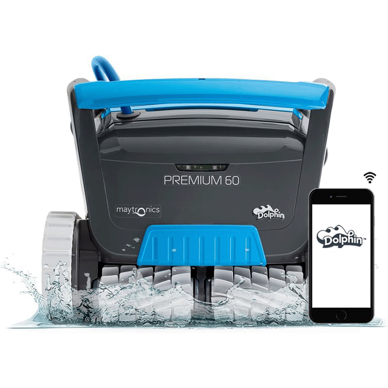 Robot nettoyeur de piscine Dolphin Premium 60 Bluetooth et WiFi (Modèle d'exposition)