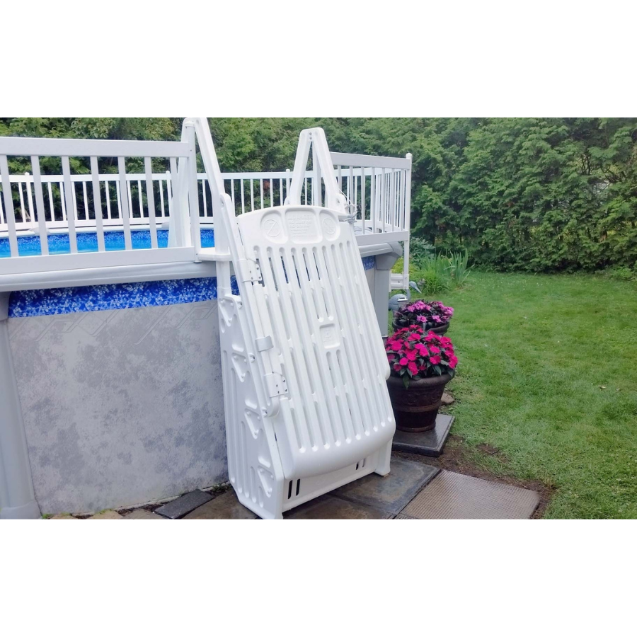 Open Box Grand Entry Step, Ladder & Gate (Taupe)