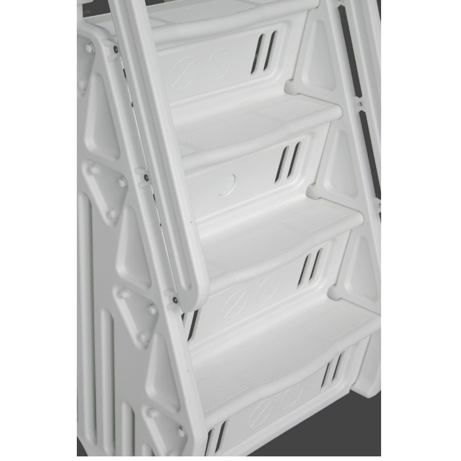 Open Box Grand Entry Step, Ladder & Gate (Taupe)