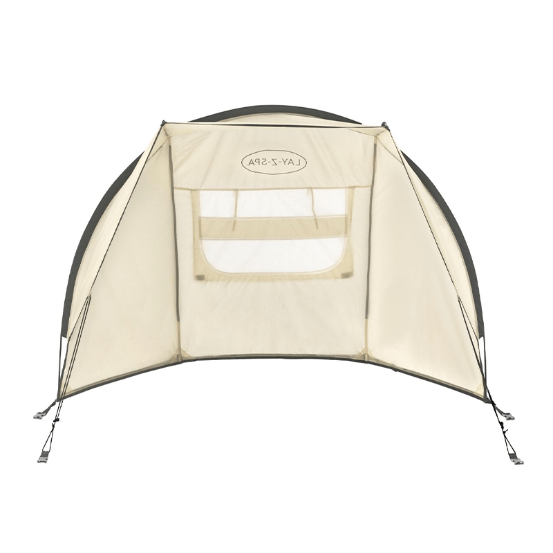Open Box Auvent UV amovible Saluspa (6 pi x 37 po x 43 po, couleur crème)