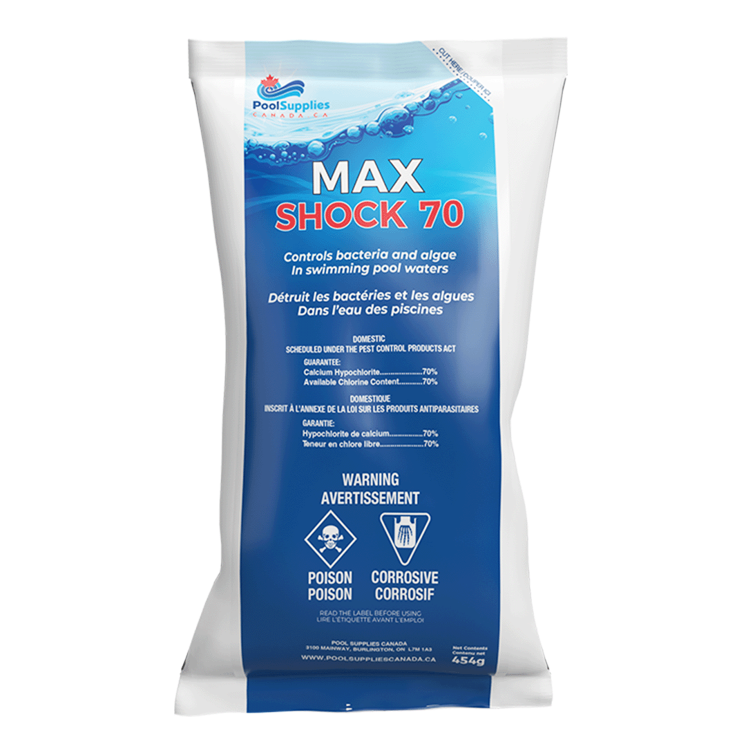 Max Shock 70 by Pool Supplies Canada (Single 450g Pouch)