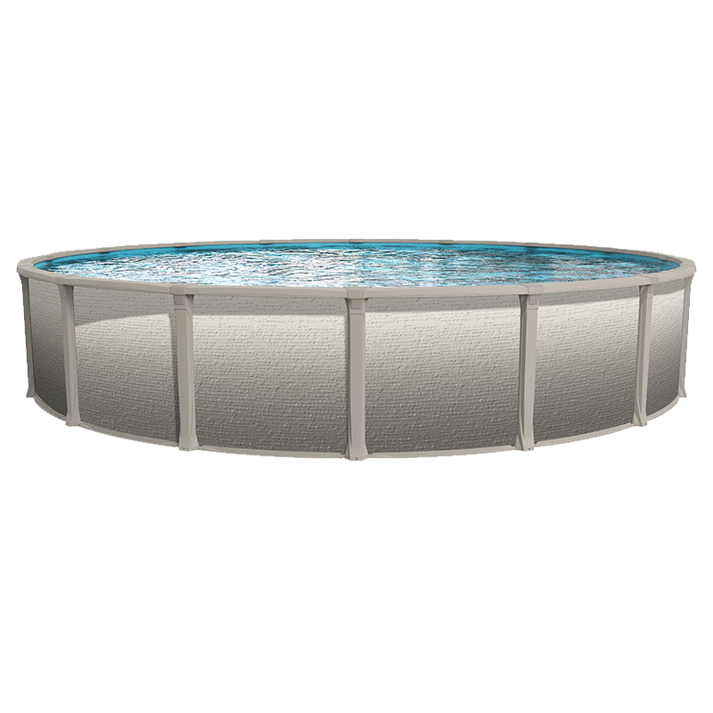 Open Box Eternia LX 27 ft Round Above Ground Pool with Liner and Skimmer