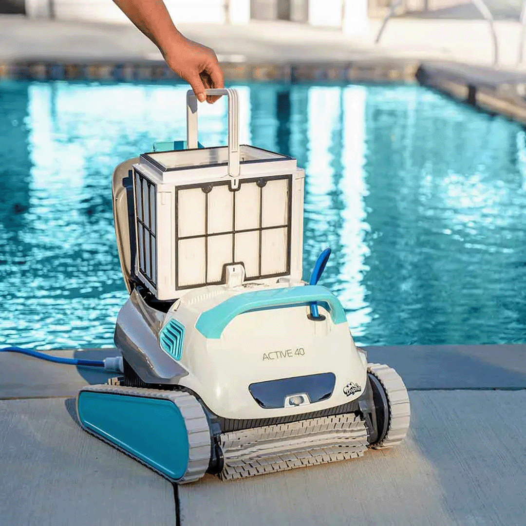 Dolphin Active 40 Bluetooth and WiFi Enabled Robotic Pool Cleaner (Floor Model)