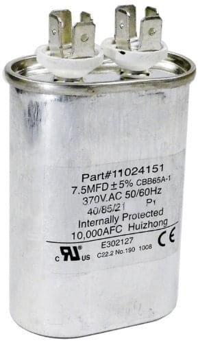 Hayward HPX11024151 - 7.5 Uf Fan Run Capacitor