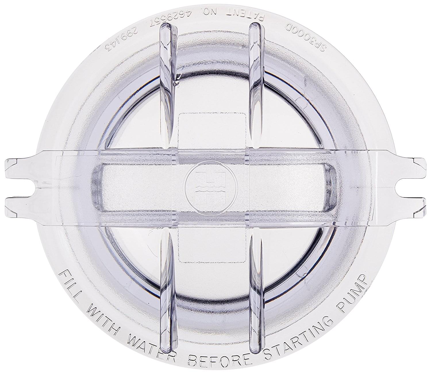 Hayward SPX3000D - Strainer Cover, Hand-Knob, Clear Style