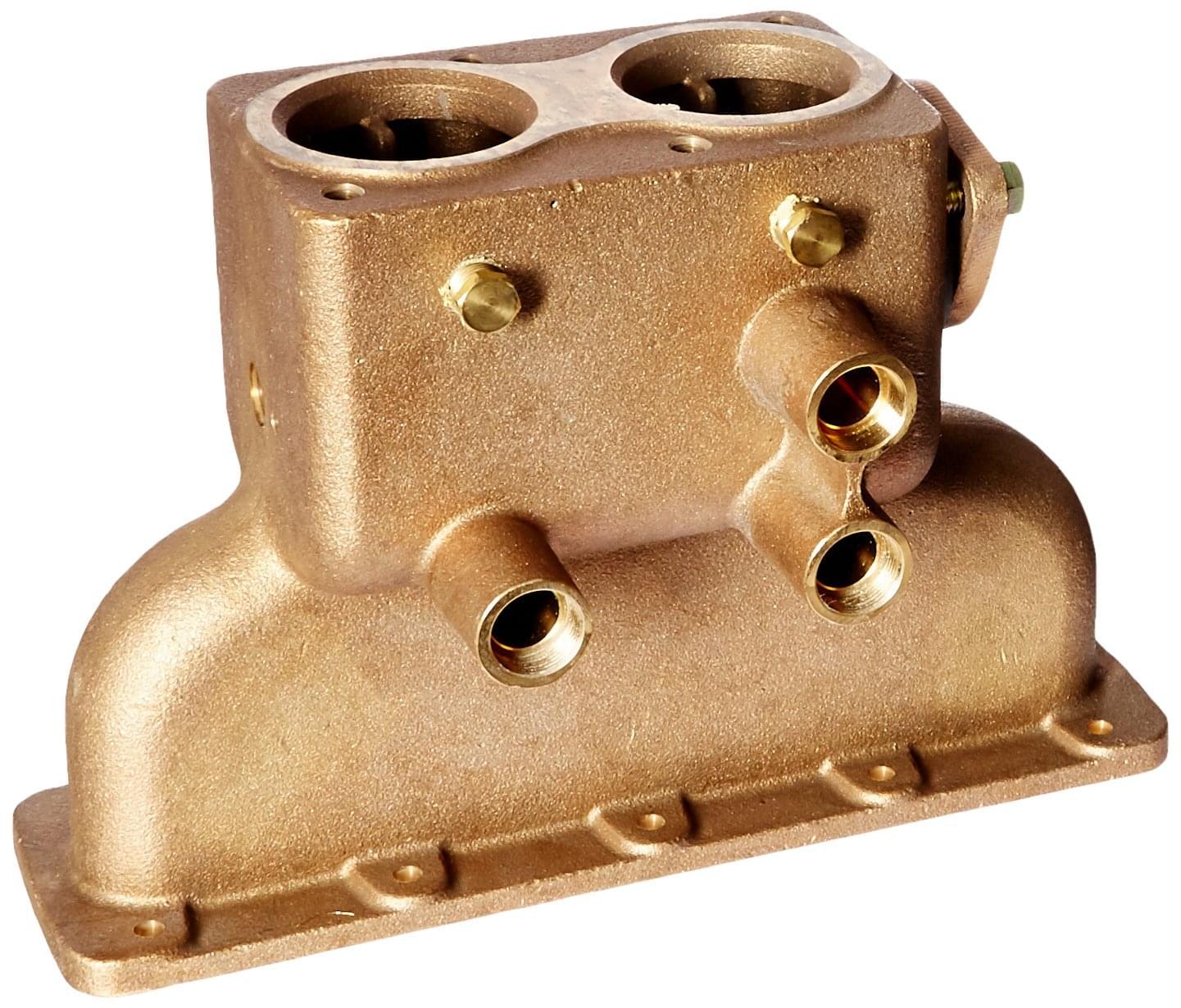 Jandy Bronze Inlet/Outlet Header Assembly - 2 Inch