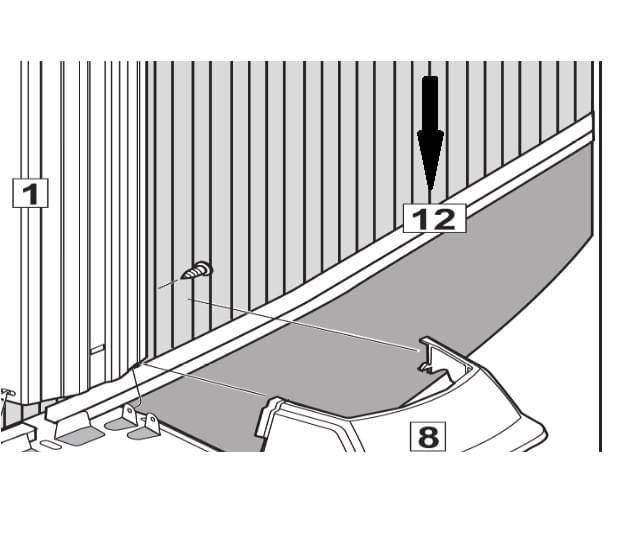 Bottom Rail 55-3/4 ft - LA1255621 (Single)