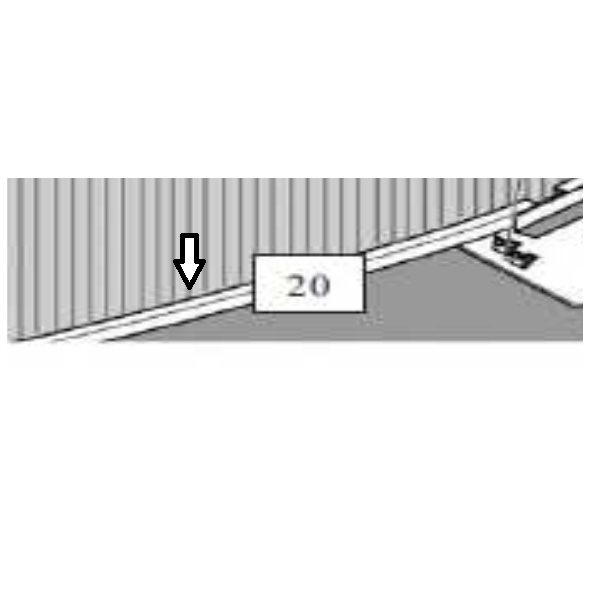 Rail inférieur - Résine - 1460183 (unique)