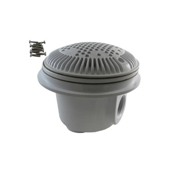 Drains principaux anti-vortex de 1,5 pouce cde Hayward (gris foncé) - Paquet de 2