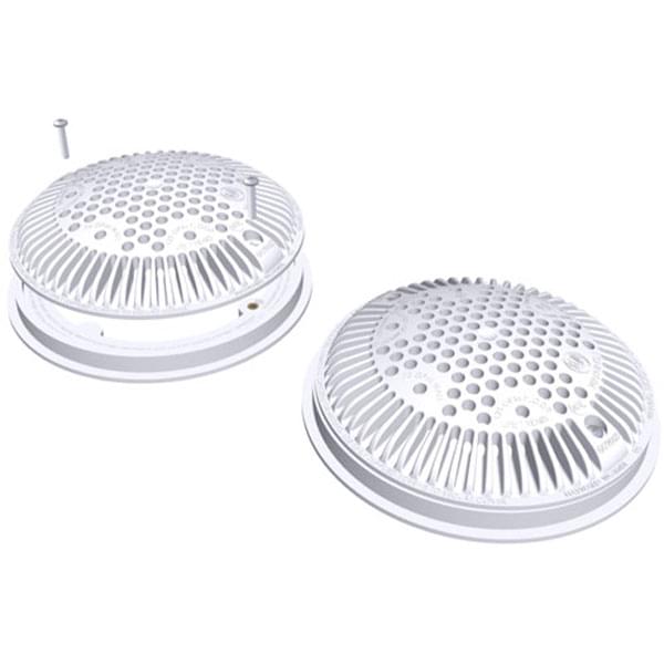 Cadre et couvercle de 8 pouces à double sortie d'aspiration WG1030AVPAK2 de Hayward