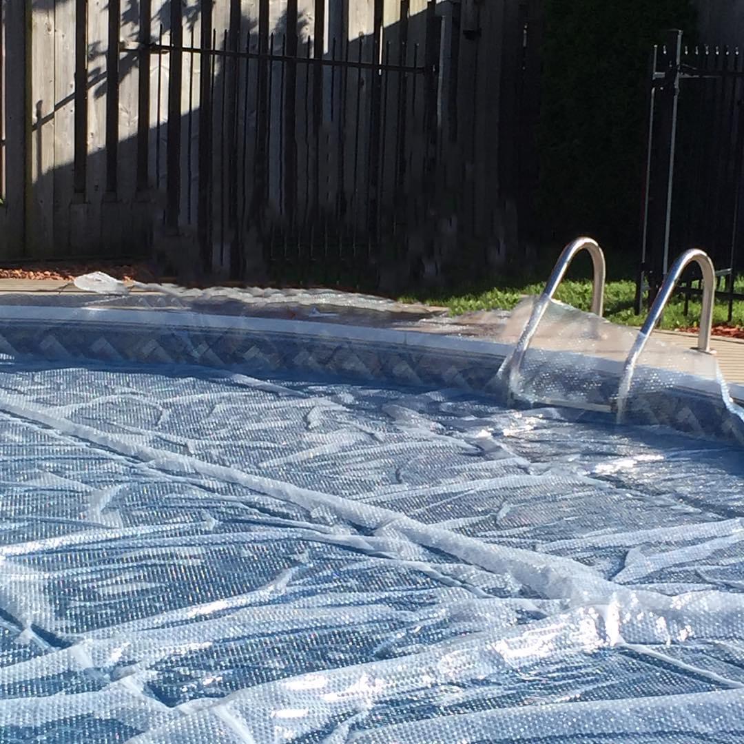 18 x 36 ft Rectangle Clear Premium Solar Cover 14 mil Pool Supplies Canada