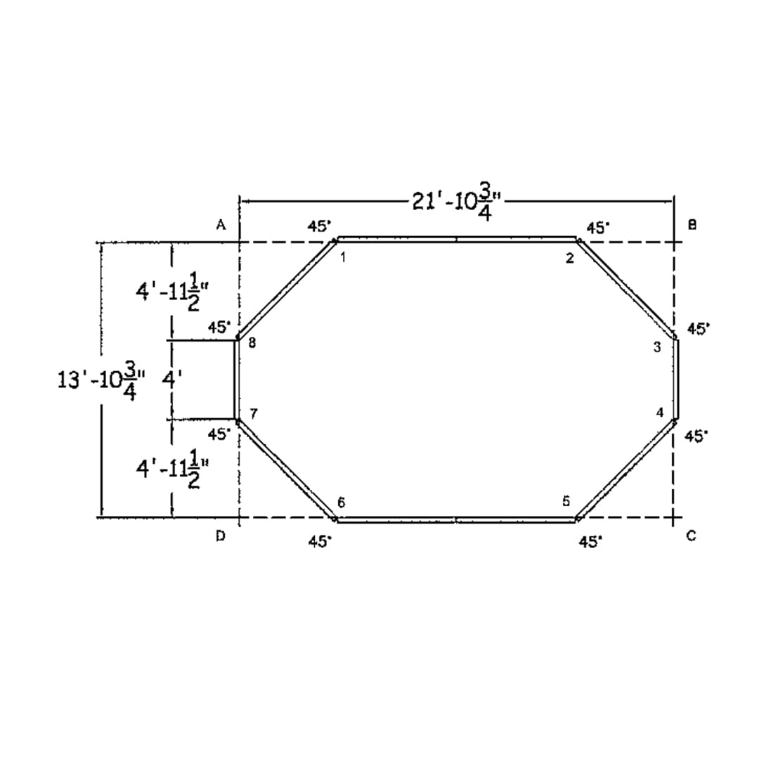 Couverture d'hiver en vinyle Emerald de 14 x 22 pieds verrouillable