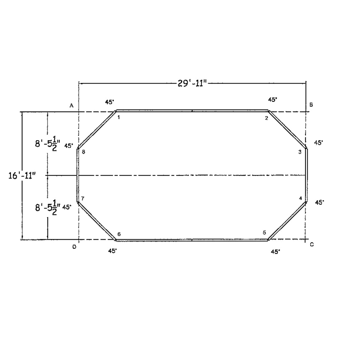 Couverture d'hiver en vinyle Emerald verrouillable de 17 x 30 pieds
