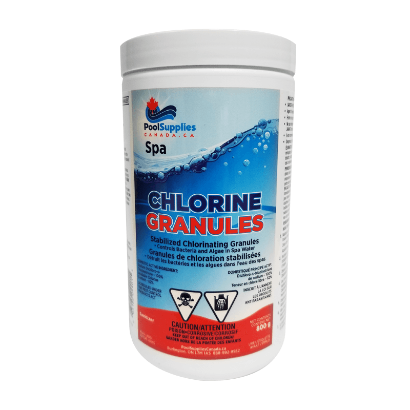 Pool Supplies Canada Spa Chlorine Granules (800g) Pool Supplies Canada