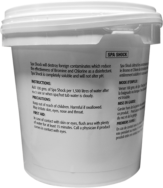 Choc oxydant pour spa (3 kg) par Pool Supplies Canada