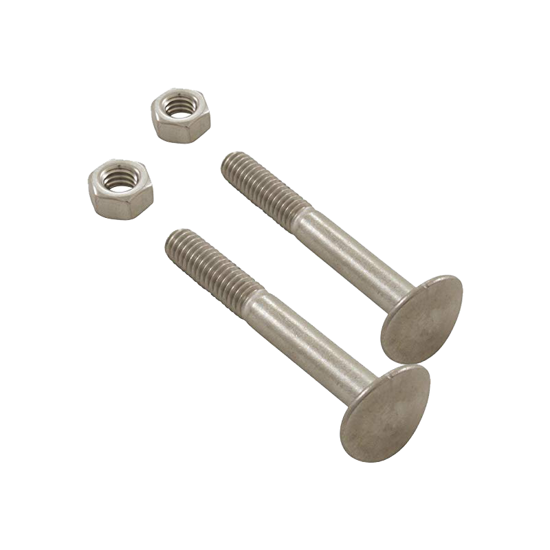 Replacement Screws Nuts for Plastic Stainless Steel Steps (Set of 2)