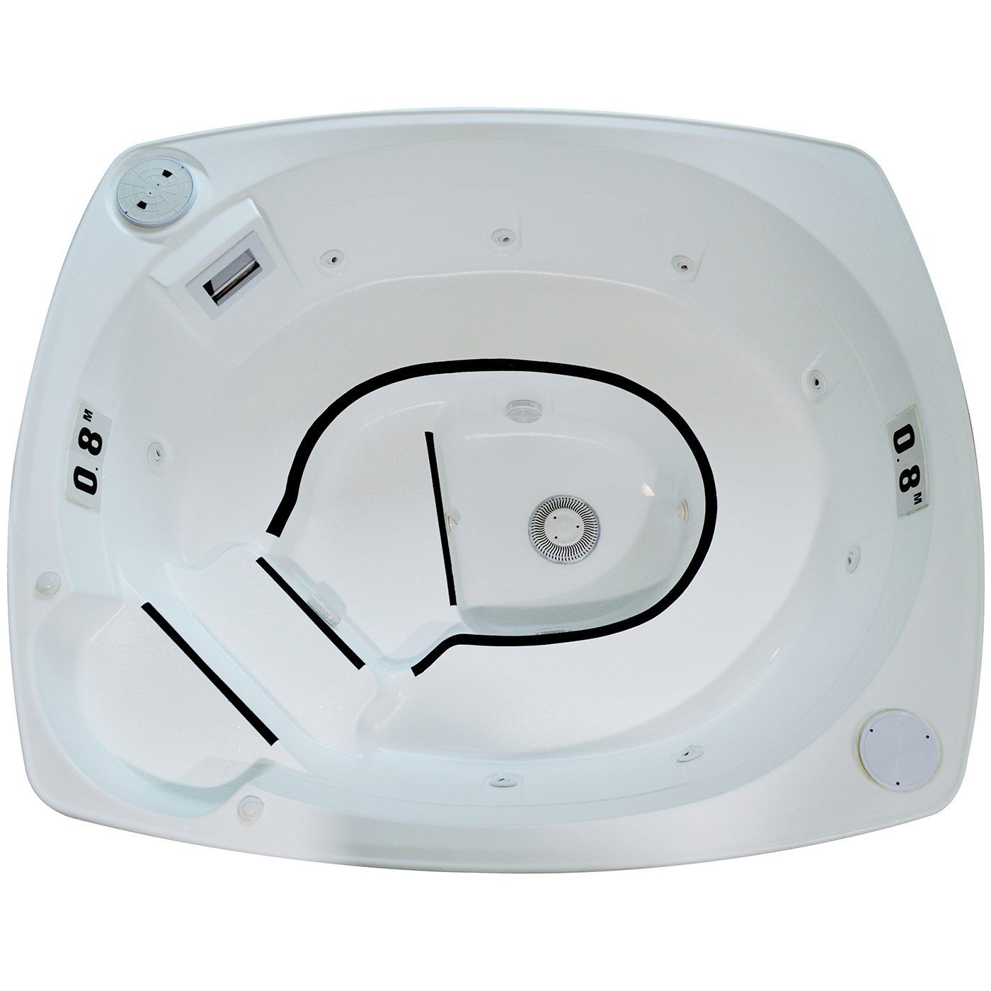 H-1000C 10 Person Commercial Drop In Spa