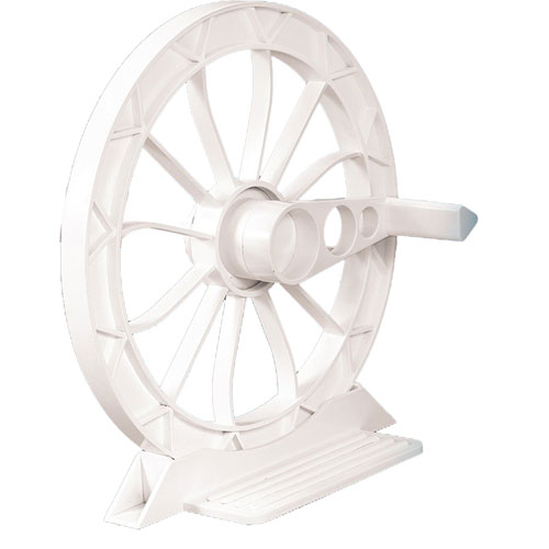 Enrouleur solaire pour piscine creusée Typhoon avec tube de 20 pieds inclus