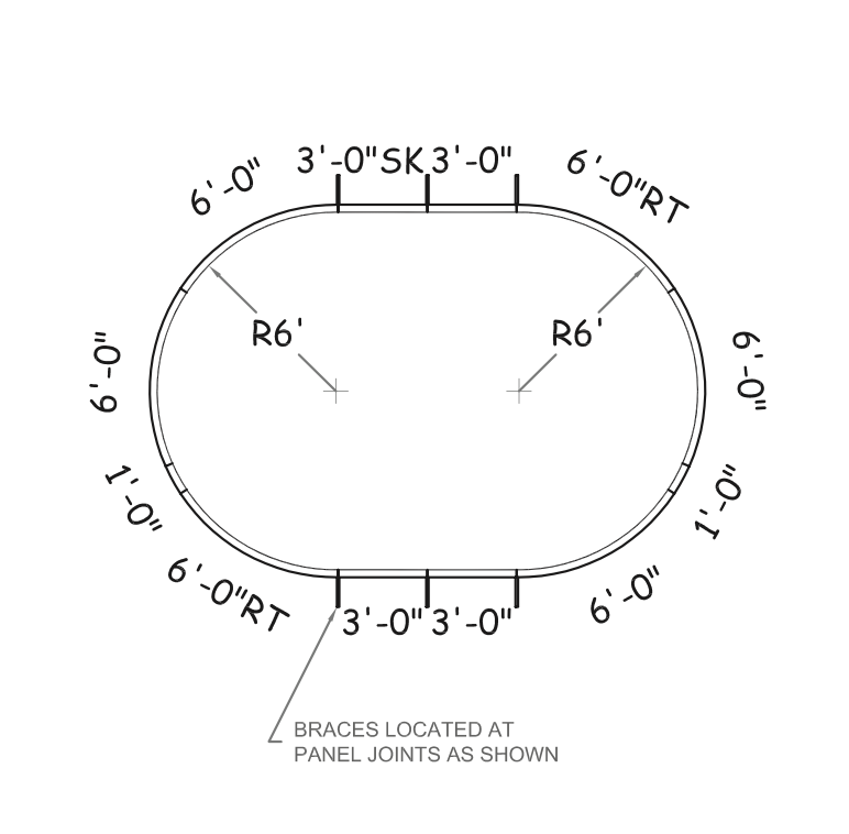 12 x 18 ft Oval Vinyl Lock In Winter Cover