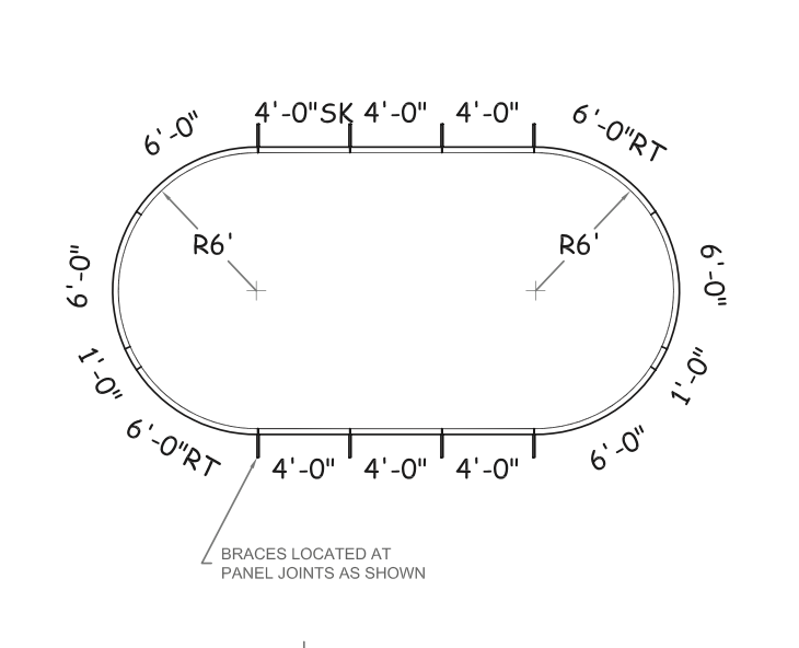 12 x 24 ft Oval Vinyl Lock In Winter Cover