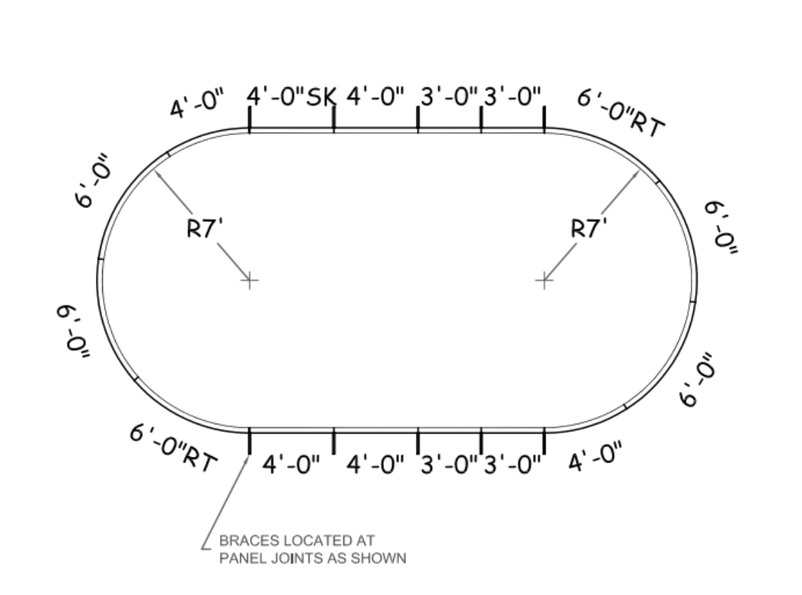 14 x 28 ft Oval Vinyl Lock In Winter Cover