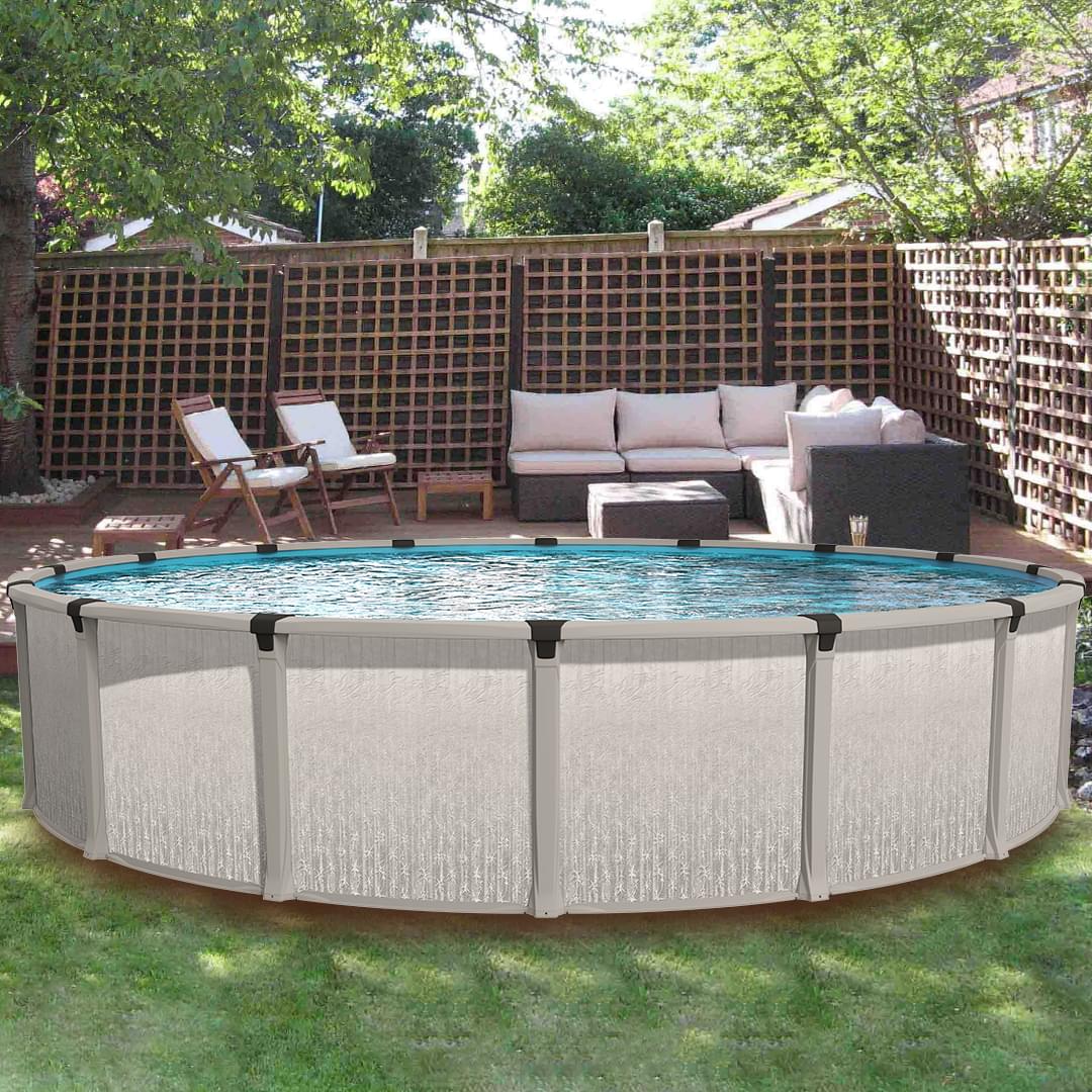Eternia 15 Ft Round Above Ground Pool Custom Package Eternia 15 Ft Round Above Ground Pool