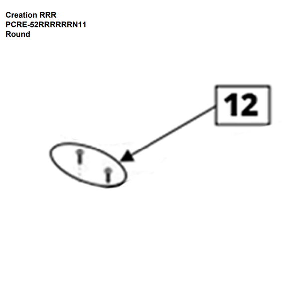 Trendium Pool Products SACV12X34-124 - Sac de 124 vis 12-3/4 en acier inoxydable pour Vogue