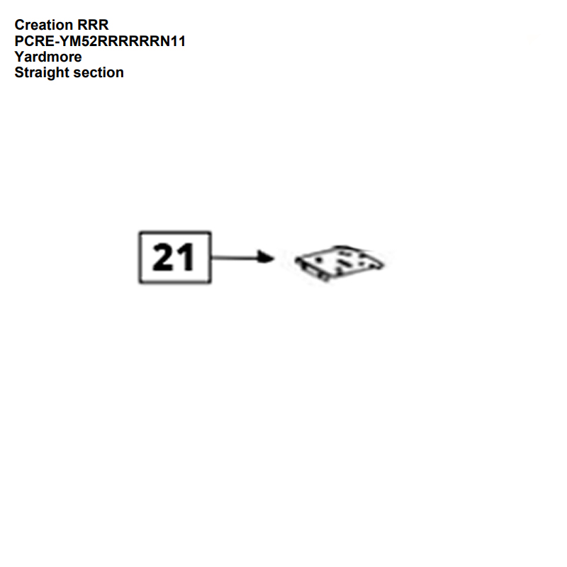 Plaque supérieure en métal - 10136R