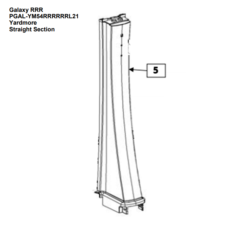 Upright 54 inch - 10233370004 (Single)