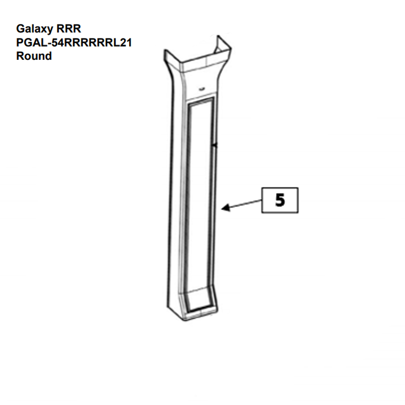 Upright 54 inch - 10233370004 (Single)