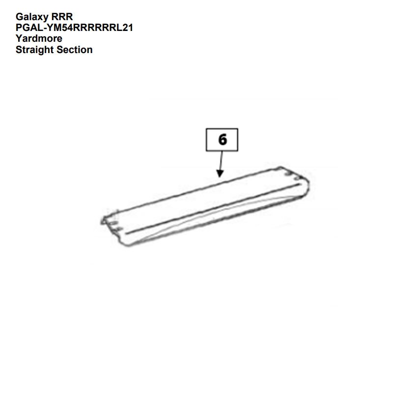 Straight Top Ledge 42 inch - 10133370042
