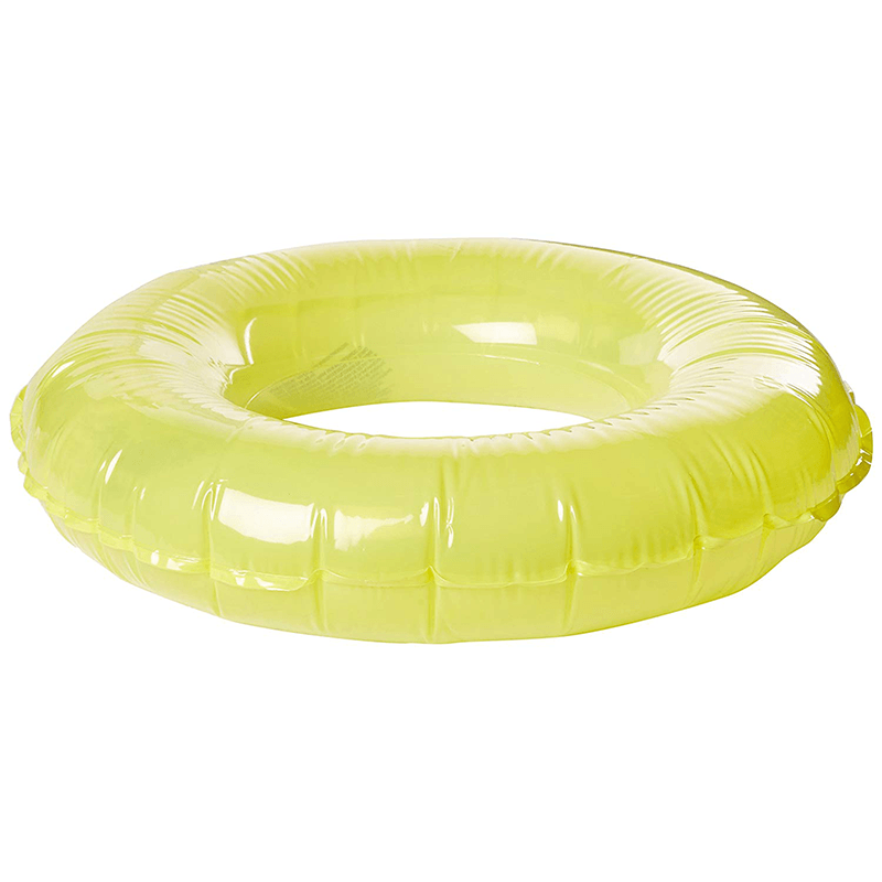Yellow Colour Bright Pool Swim Ring (30 inch)
