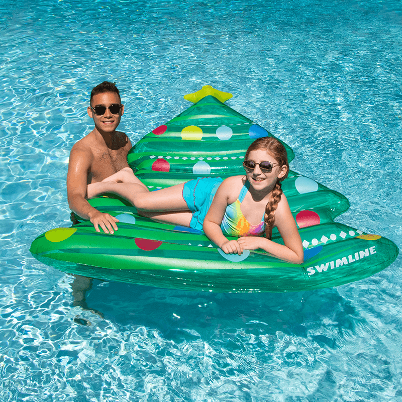 Christmas Tree Inflatable Pool Lounger Pool Supplies Canada
