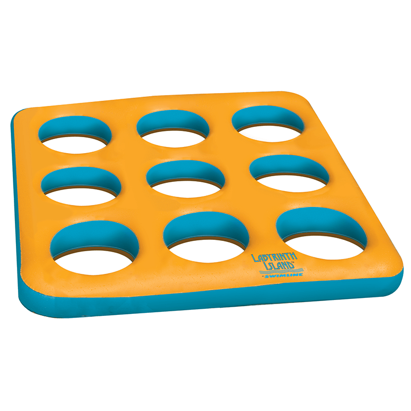 Tapis de piscine gonflable géant Labyrinth Island