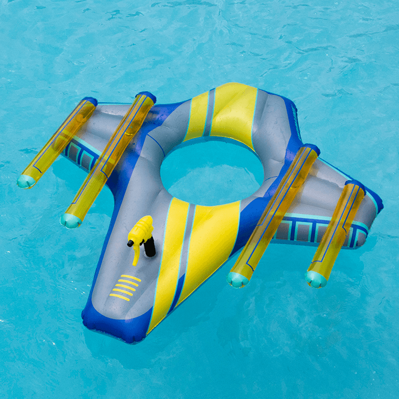 Galactic Fighter Squirter Inflatable Ride On Pool Float