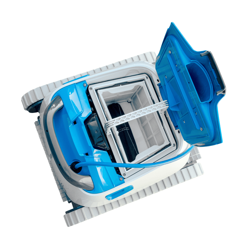 Discontinued Dolphin Premium WiFi Capable Robotic Inground Pool Cleaner with BlueTooth and Caddy Cart