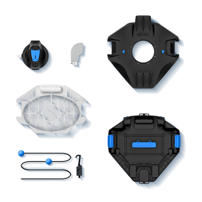 Robot nettoyeur de piscine Kokido Delta 200 sans fil et rechargeable
