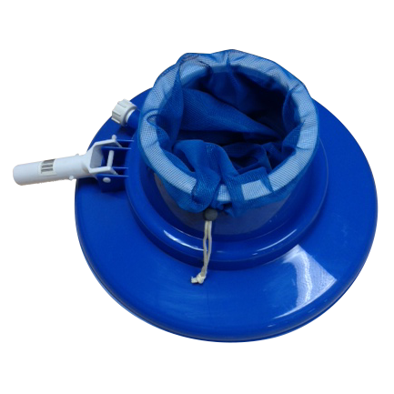 leaf skimmer with wheels and brushes