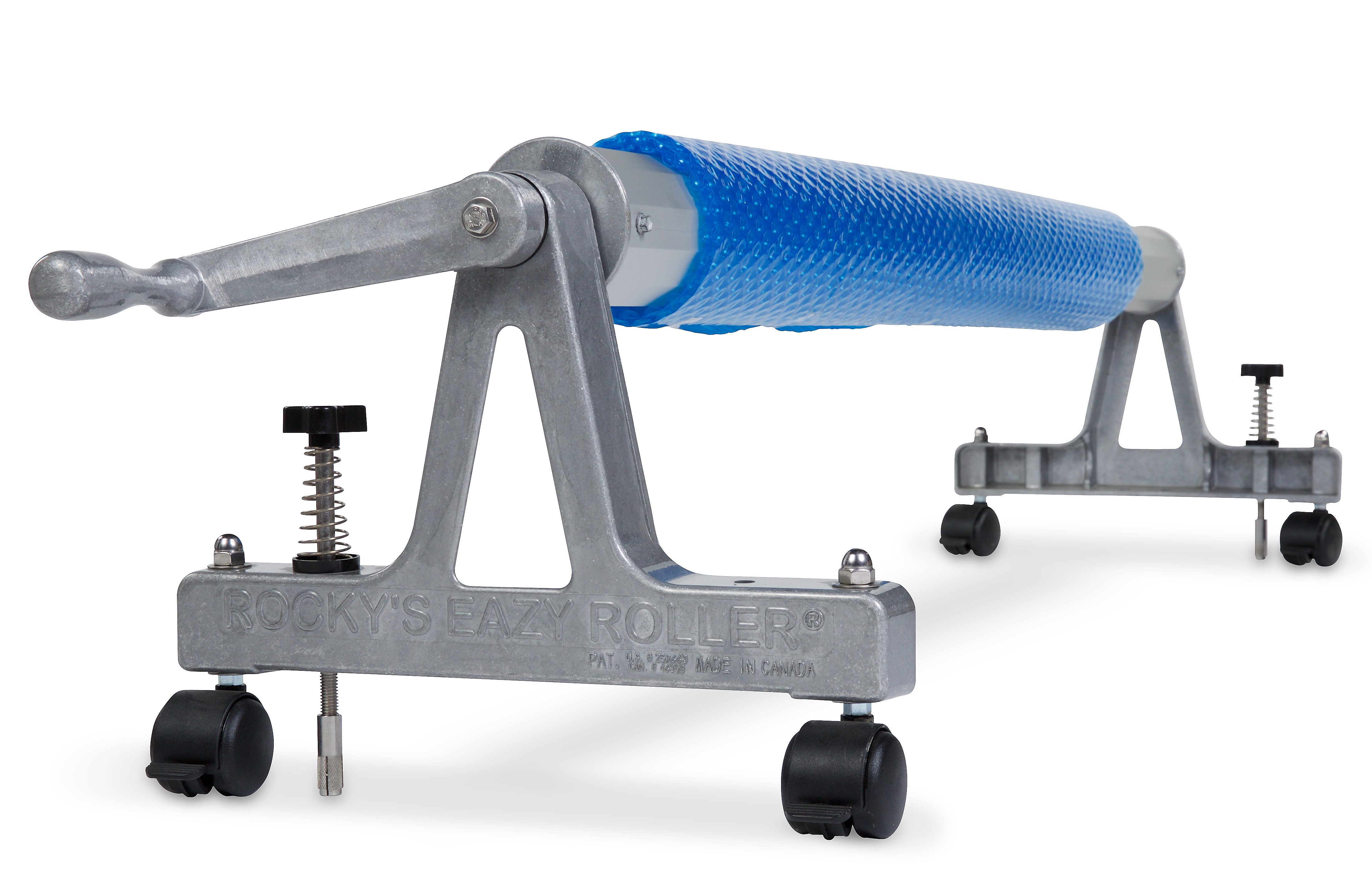 Rocky's 3A Inground Clear Coated Portable Eazy Solar Roller System (Base Only)