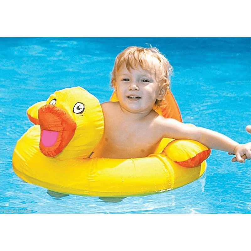 SkillSchool Fabric Covered Ducky Seat Pool Float