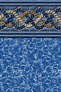 Mystery Gold 19 x 33 ft Oval Standard Bead Liner 54 inch Standard Specifications