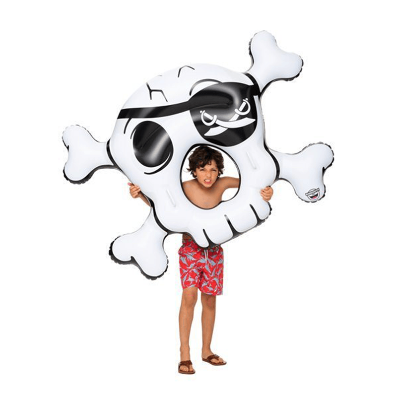 Anneau de piscine Kiddo tête de mort et os croisés