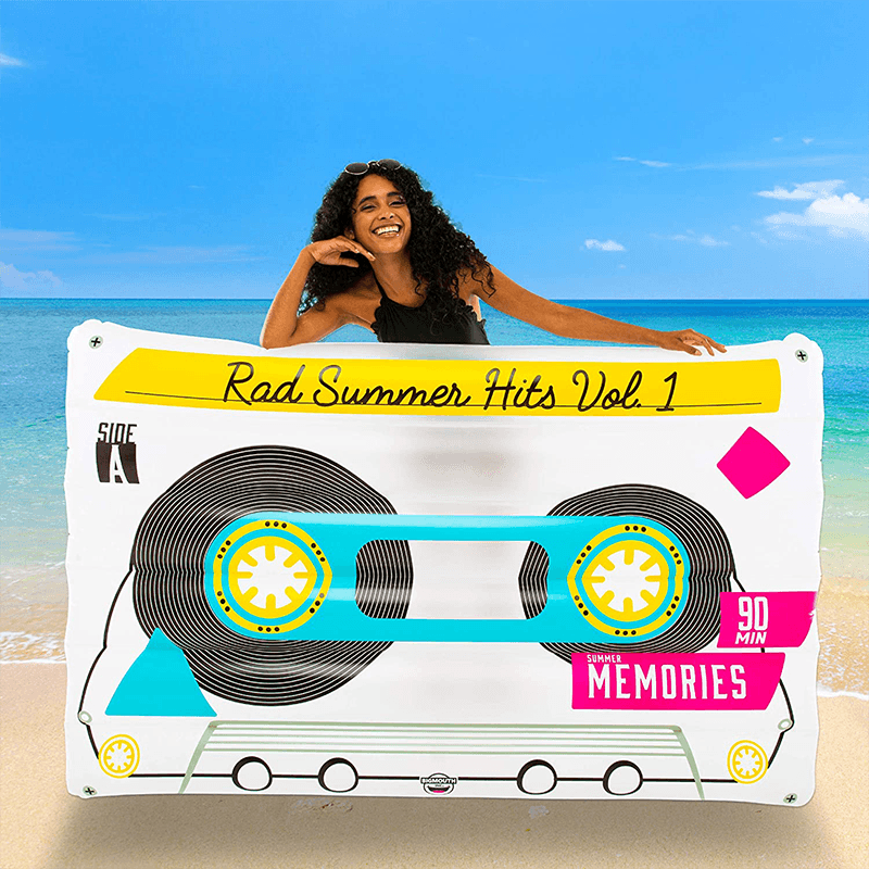Cassette tape shop pool float