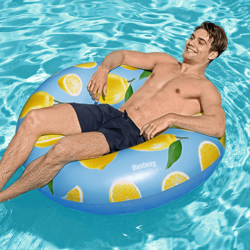 Discontinued 47 Inch Scentsational Lemon Float Pool Swim Ring