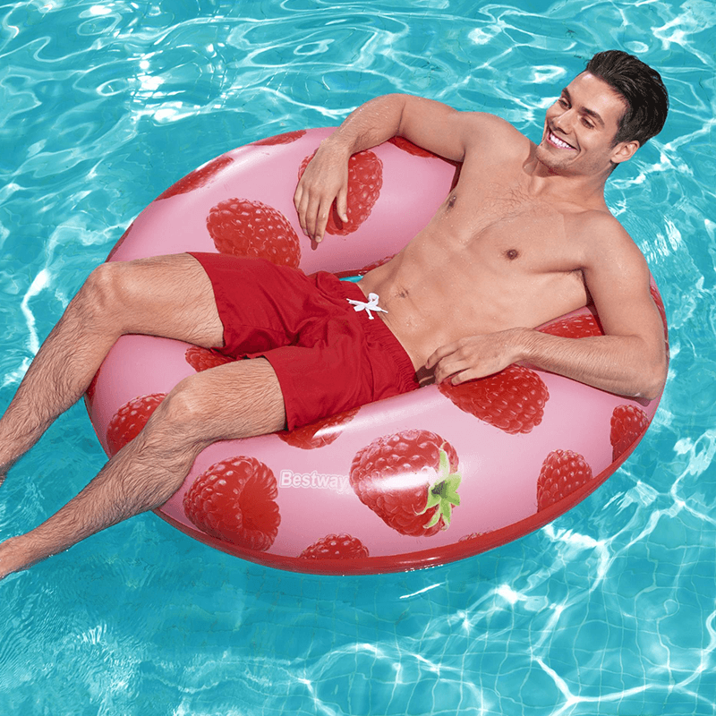 47 Inch Scentsational Raspberry Float Pool Swim Ring