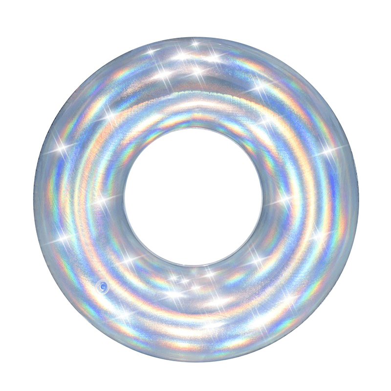 Iridescent Glimmer Pool Swim Tube Ring